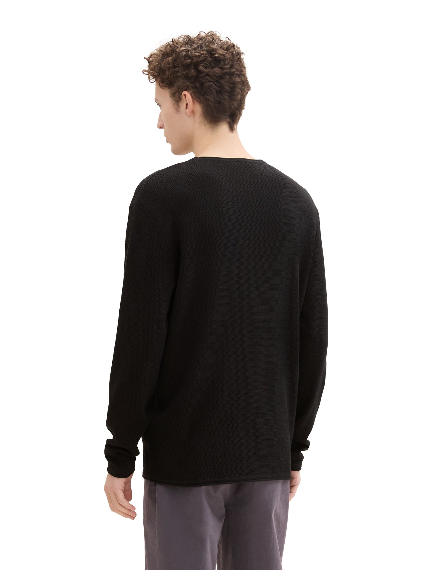 Strukturierter Pullover