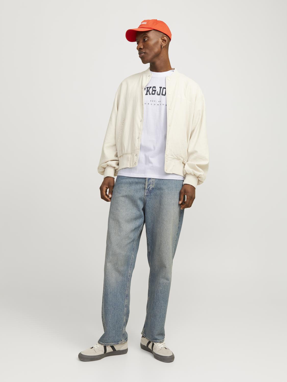 JJECALEB VARSITY TEE SS O-NECK NOOS