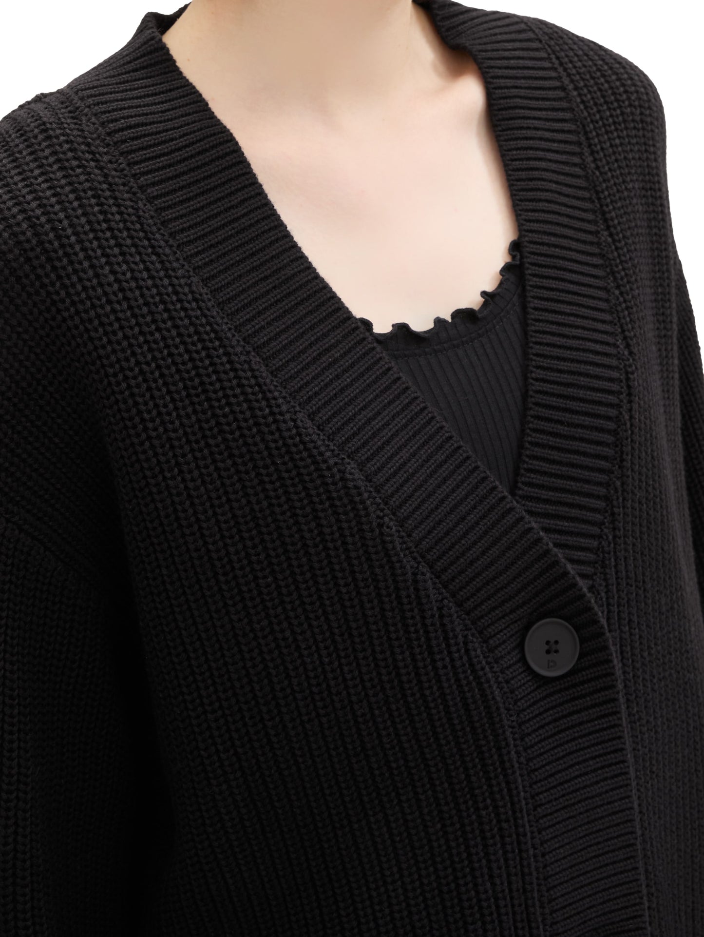 Strick Cardigan mit V-Ausschnitt