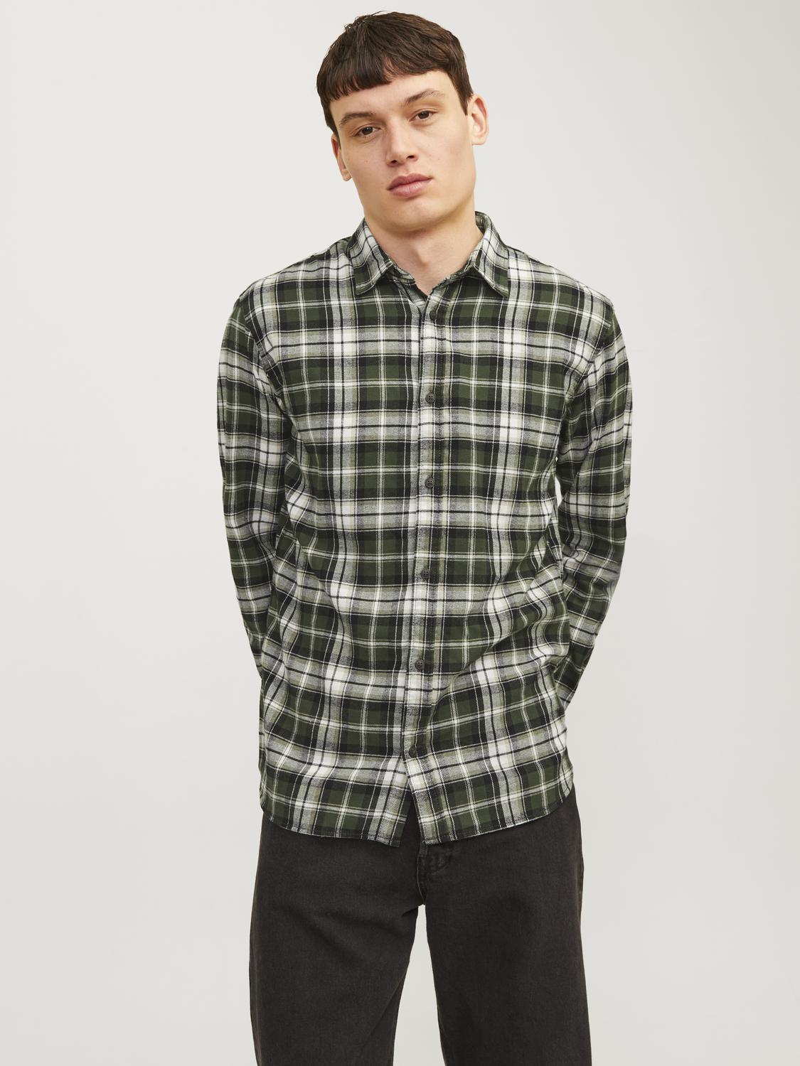 JJJOSHUA FALL FLANNEL SHIRT LS