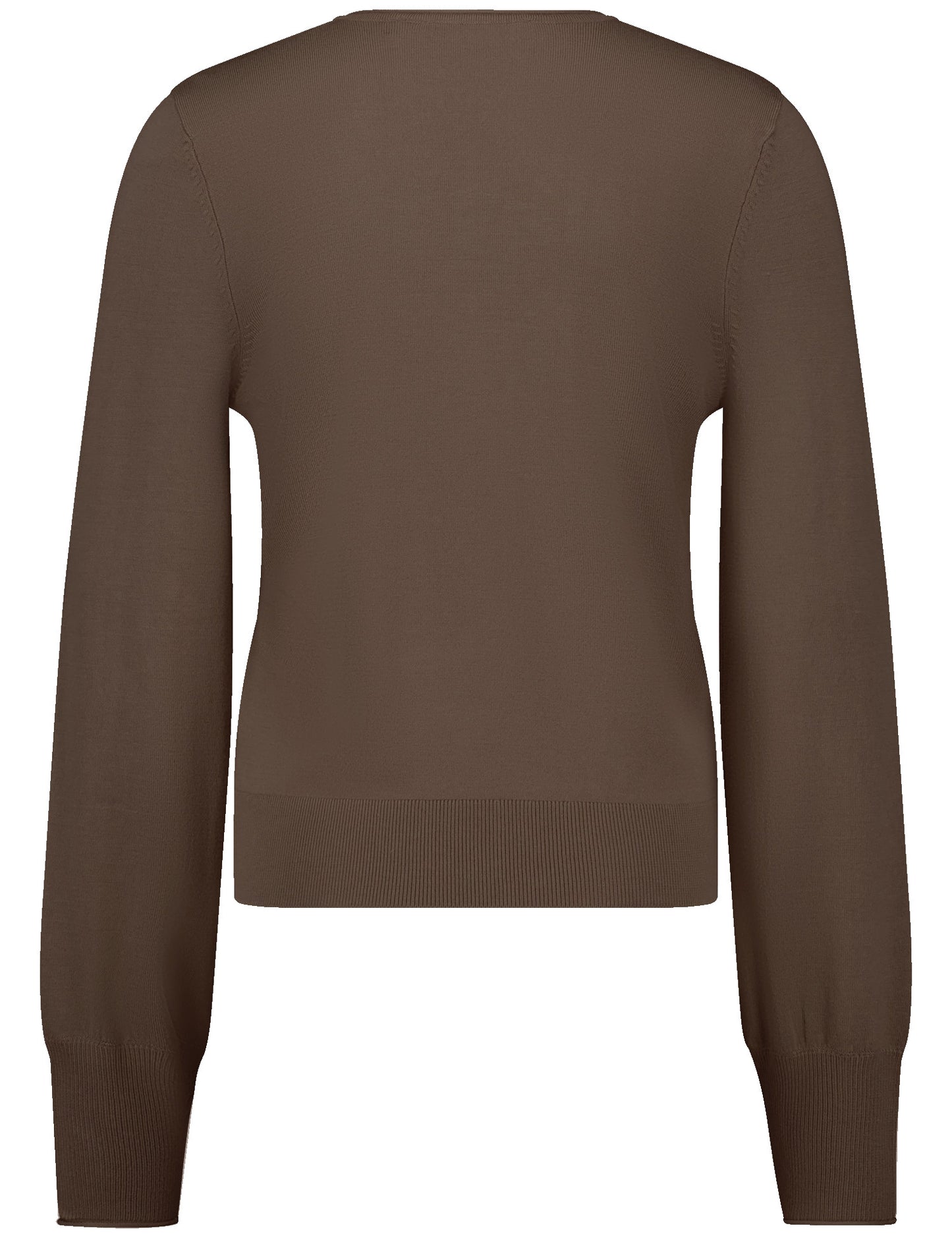 Basic Pullover mit V-Ausschnitt