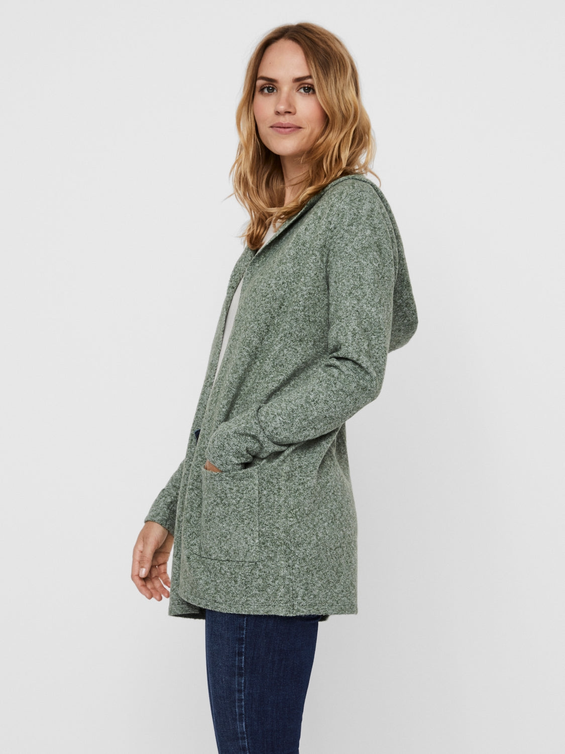 VMDOFFY LS OPEN HOOD CARDIGAN GA NOOS