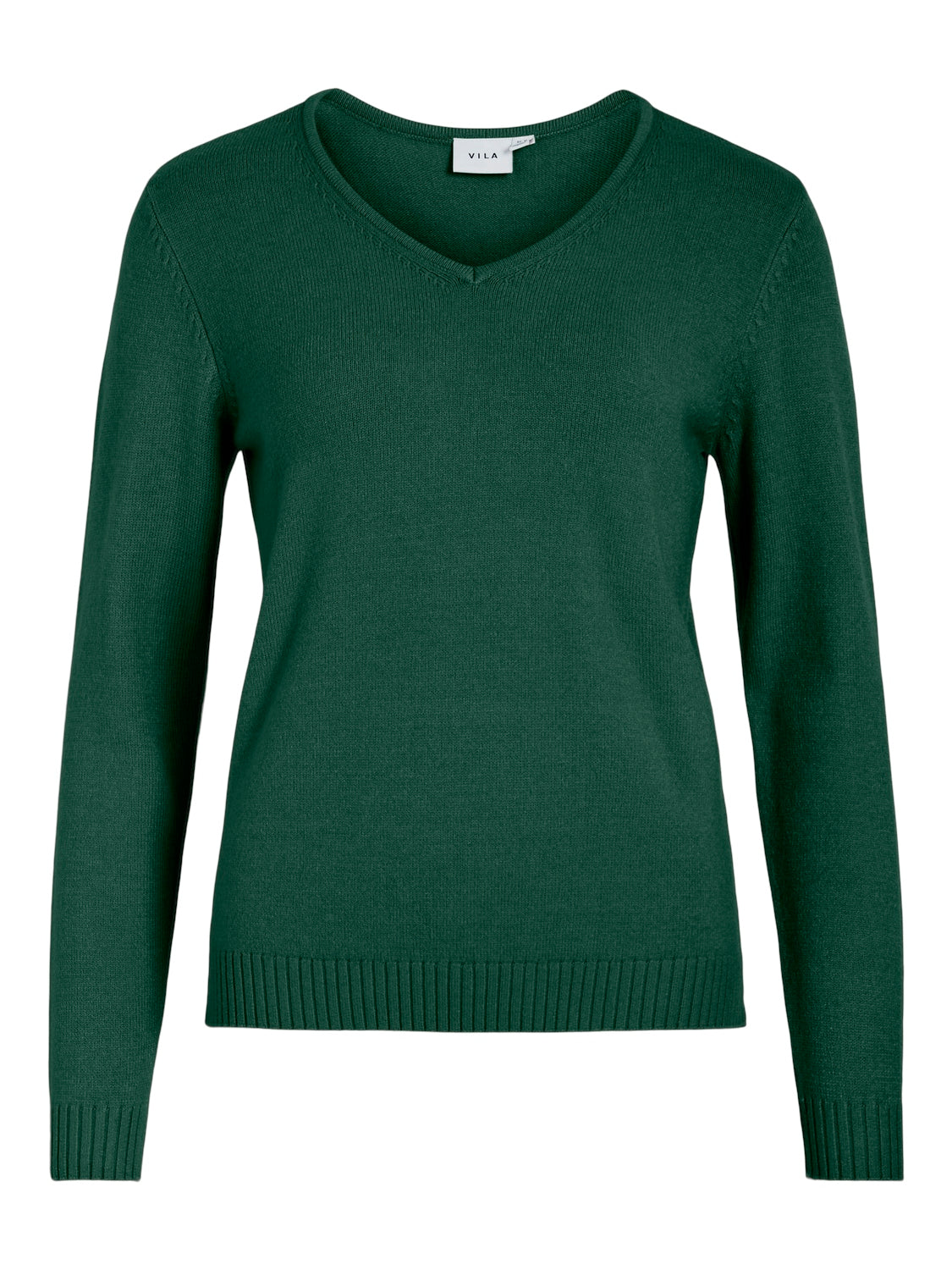 VIRIL V-NECK L/S  KNIT TOP - NOOS