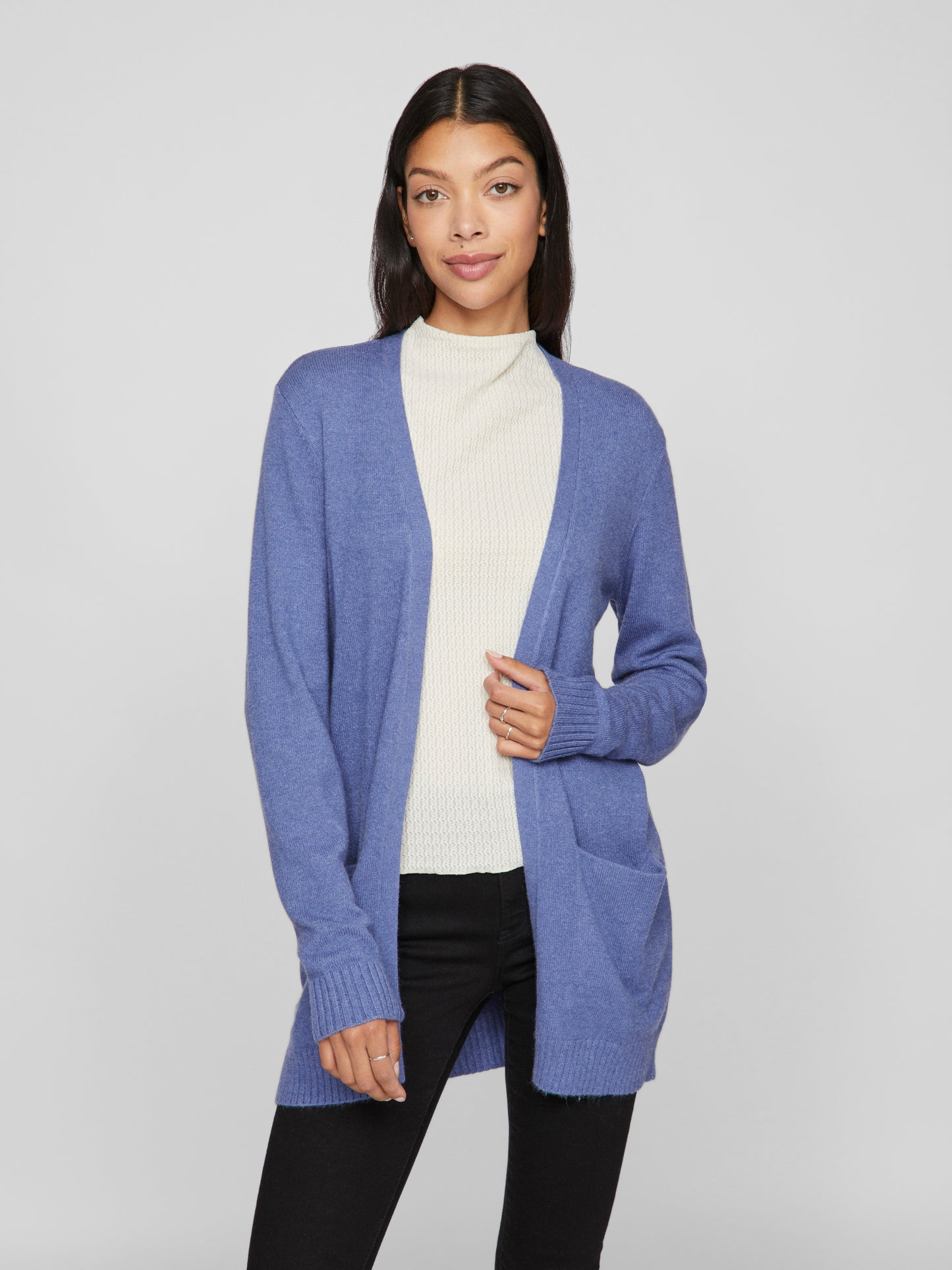 VIRIL OPEN L/S KNIT CARDIGAN - NOOS