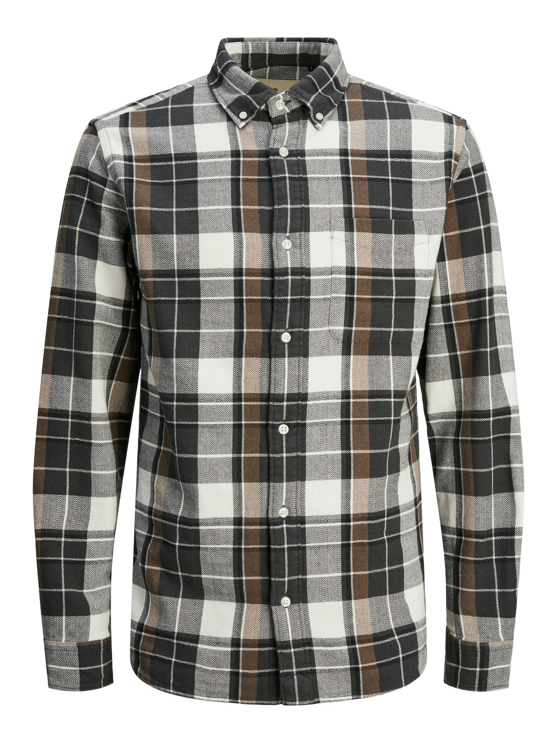 JPRBLUBROOK CHECK STRUCTURE L/S SHIRT SN