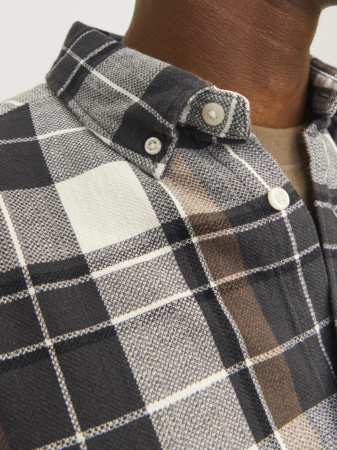 JPRBLUBROOK CHECK STRUCTURE L/S SHIRT SN