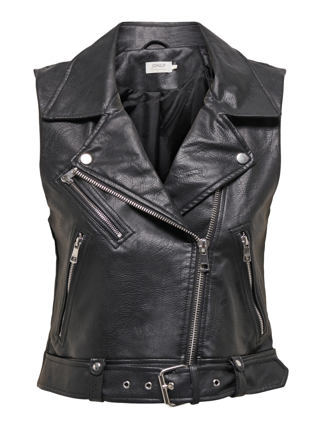 ONLVERA FAUX LEATHER WAISTCOAT OTW NOOS