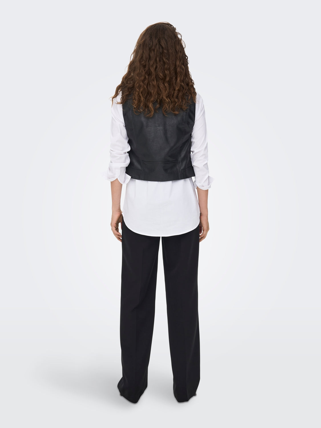 ONLVERA FAUX LEATHER WAISTCOAT OTW NOOS