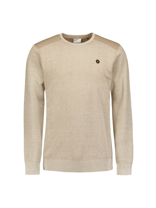 Pullover Crewneck 2 Coloured Jacquard