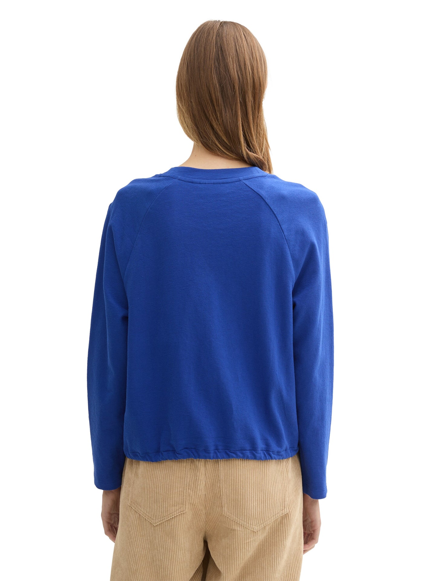 Bouclé Langarmshirt