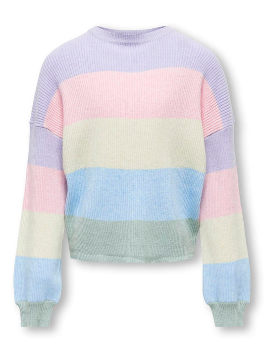 KOGSANDY L/S STRIPE PULLOVER KNT NOOS