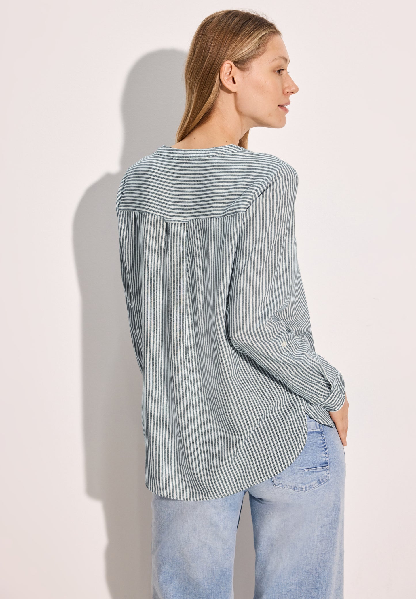 Gestreifte Basic Bluse