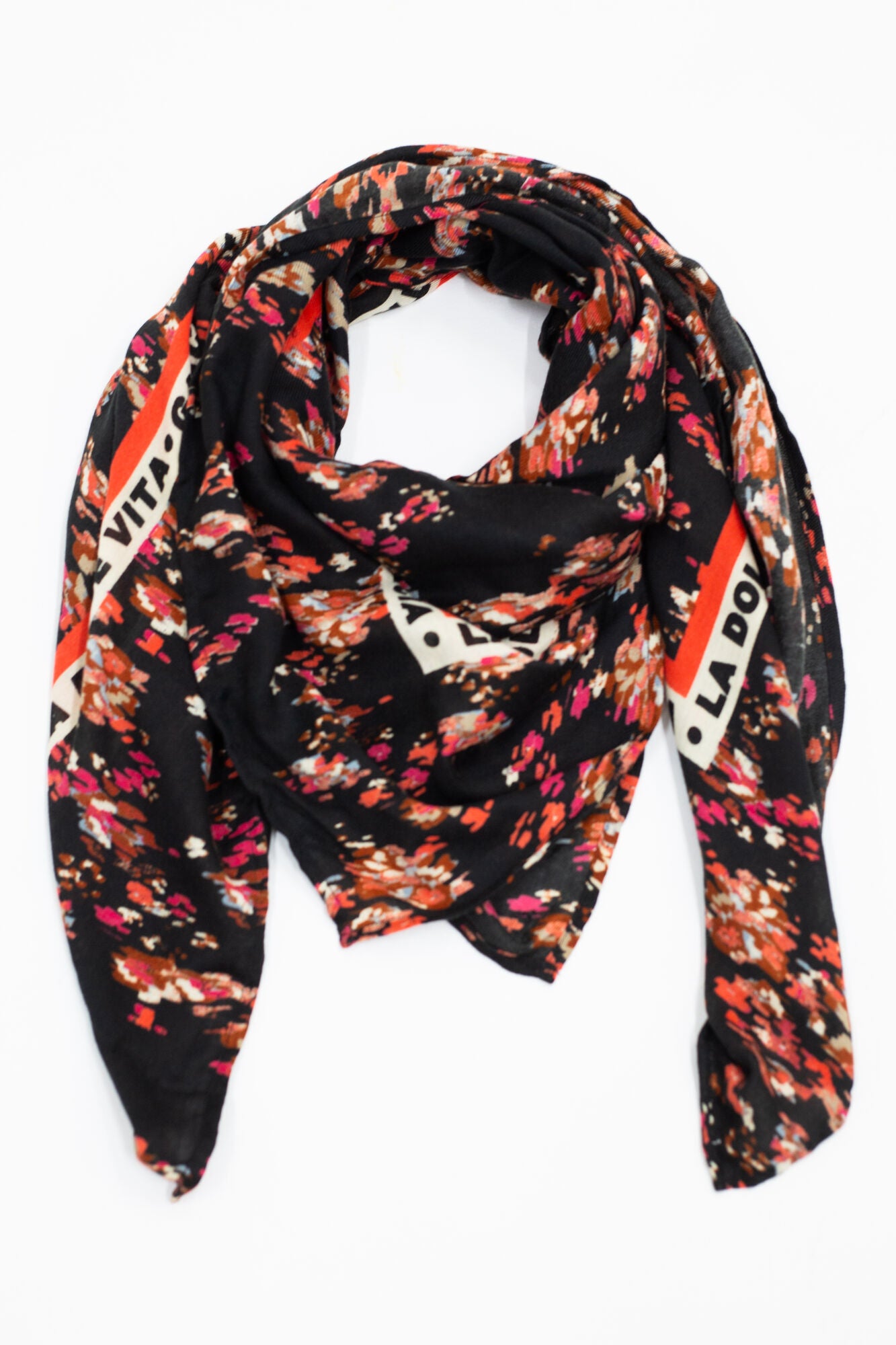 U40134_ladies scarf, BLACK