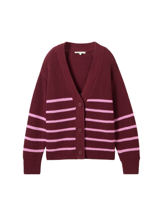 Strick Cardigan mit V-Ausschnitt