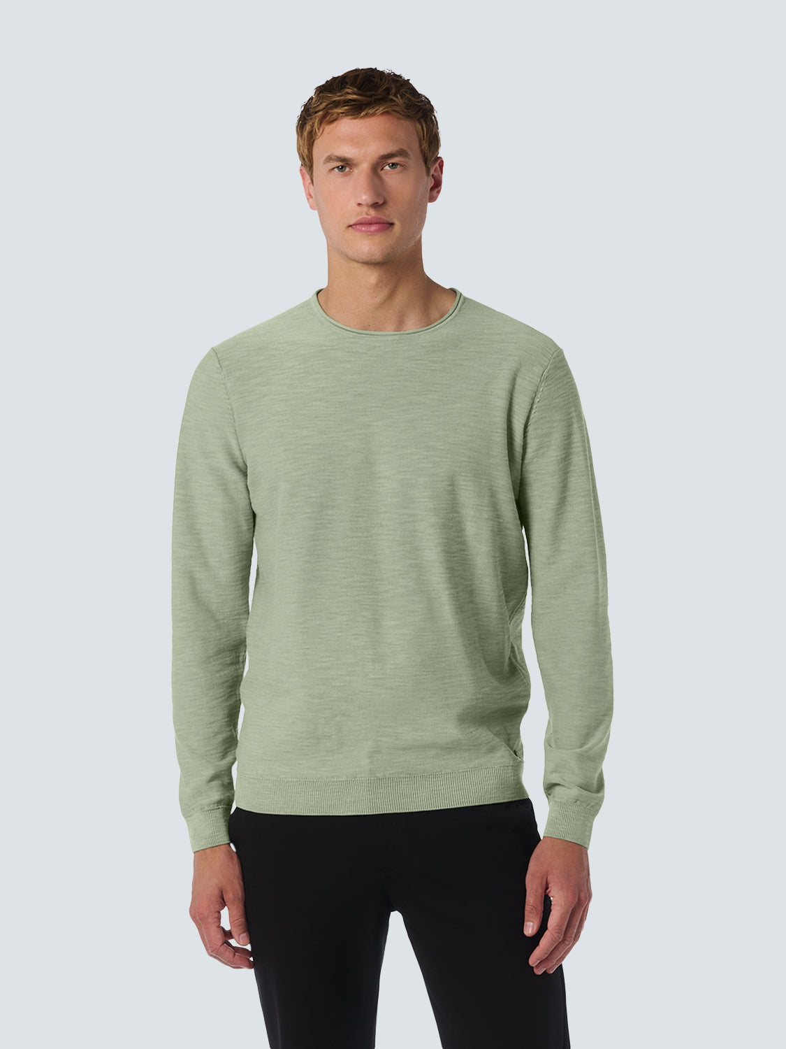 Pullover Crewneck Garment Dyed + Stone Washed