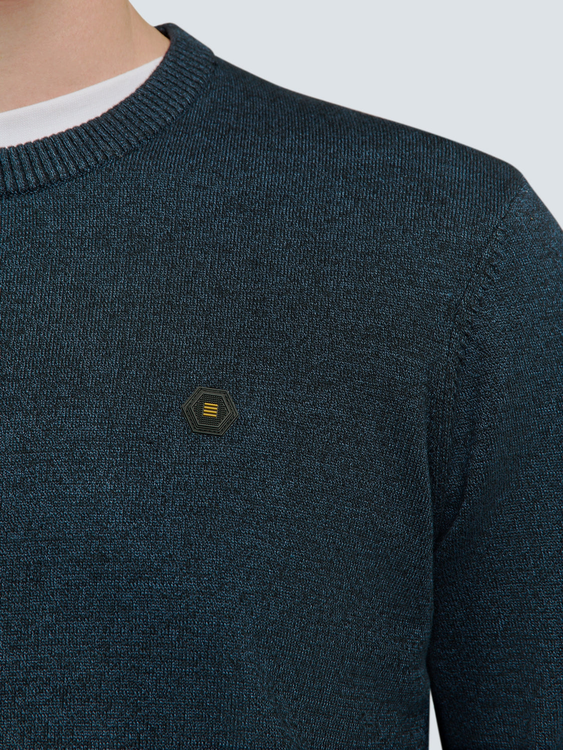 Pullover Crewneck 2 Coloured Melange