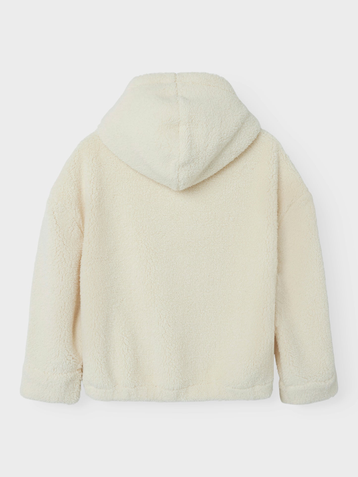 NKFODINE LS TEDDY PULLOVER WH PS