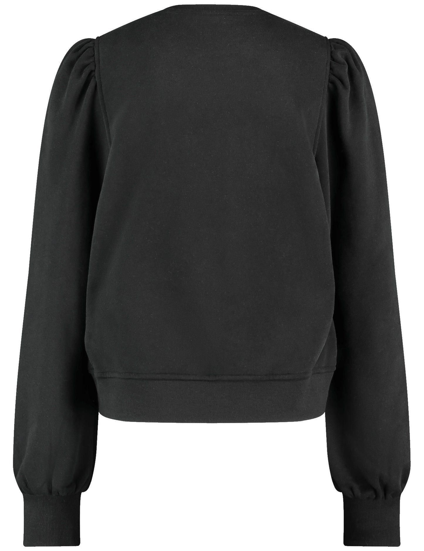 Sweatshirt mit Strassstein-Zier