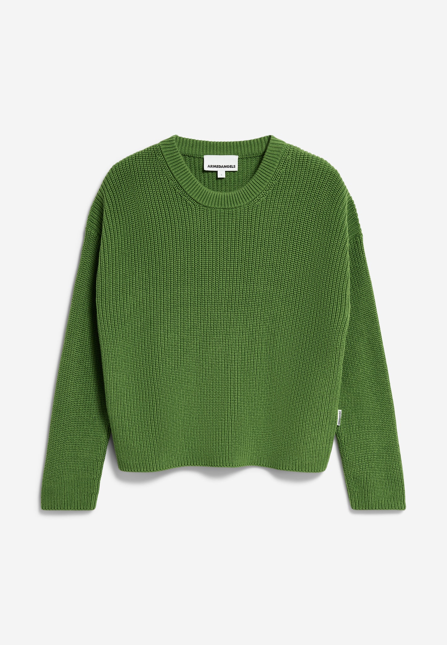 NURIAAS Strick Pullover Solid, ivy green