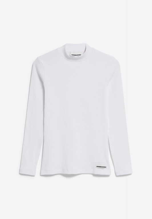 FATIMAARA Shirts Longsleeve Solid, white