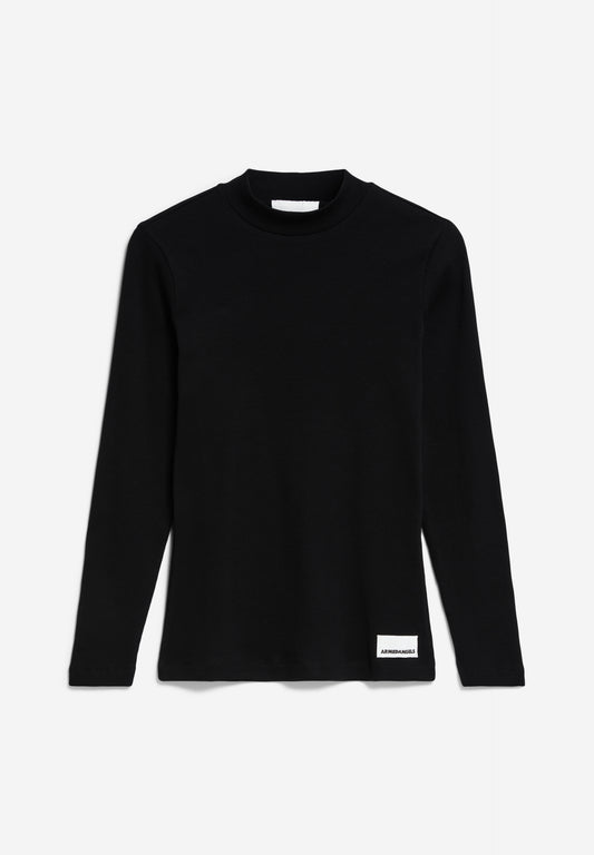 FATIMAARA Shirts Longsleeve Solid, black