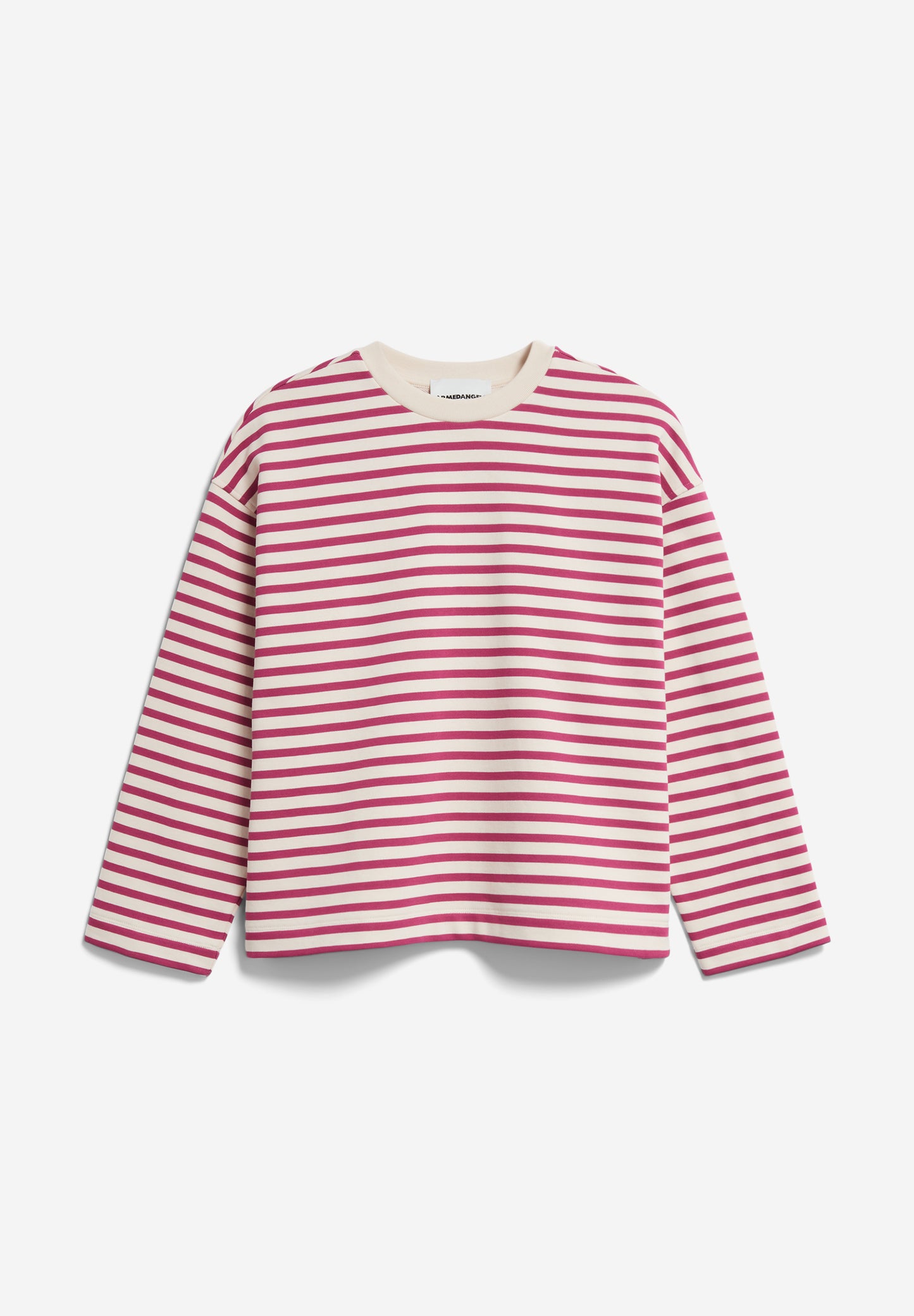 FRANKAA MAARLEN STRIPE Sweatshirts Yarn Dyed Stripe, undyed-crushed berry