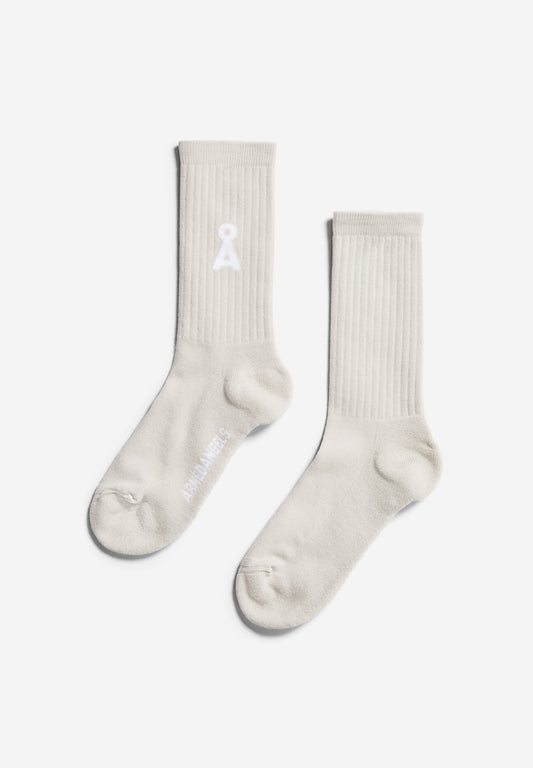 SAAMUS BOLD Accessoires Socken Solid, oatmilk