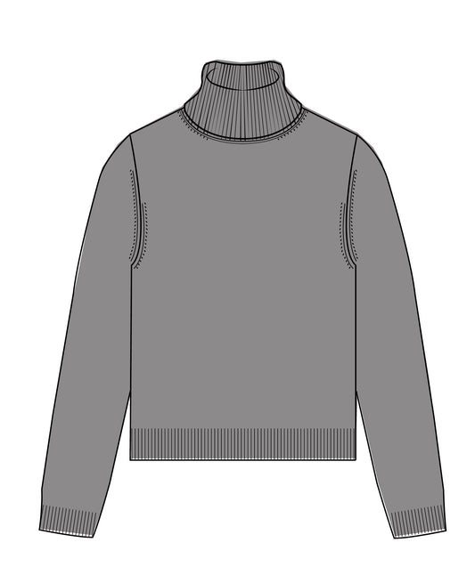 NOS Rollkragen-Pullover,1/1Arm