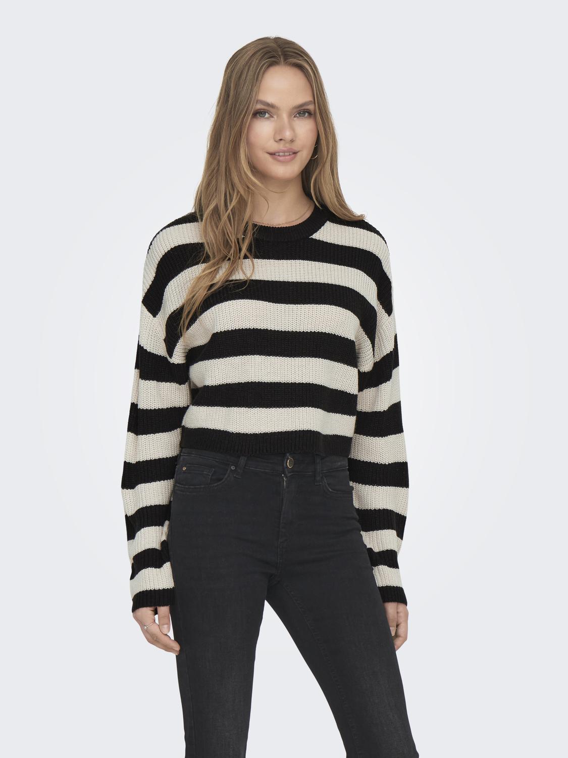 ONLMALAVI L/S CROPPED PULLOVER KNT NOOS