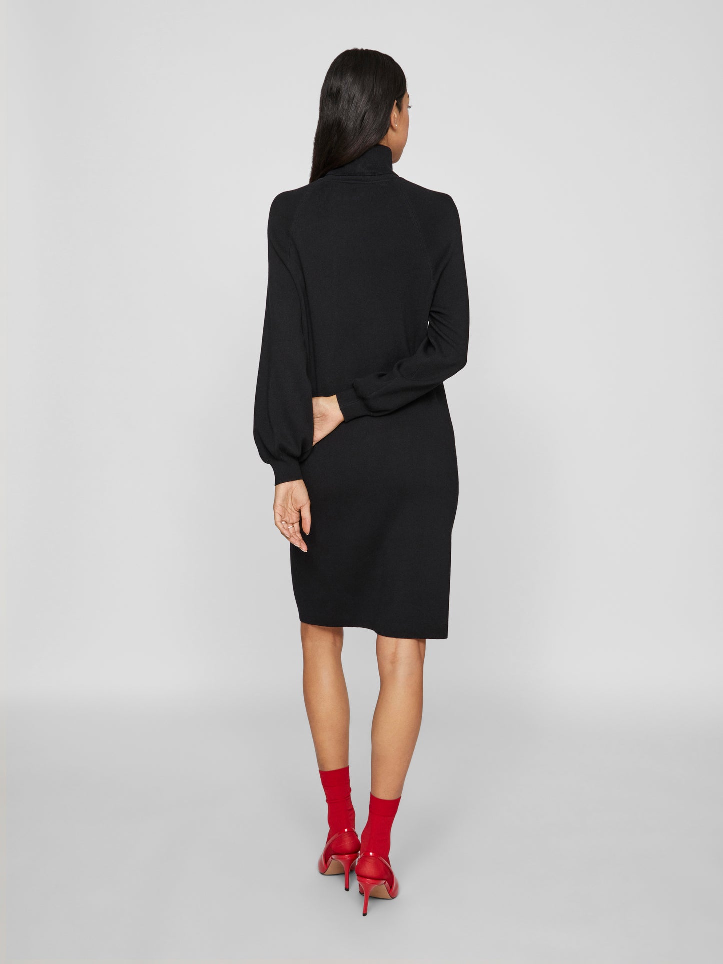 VIOSTRIA ROLL NECK L/S KNIT DRESS - NOOS