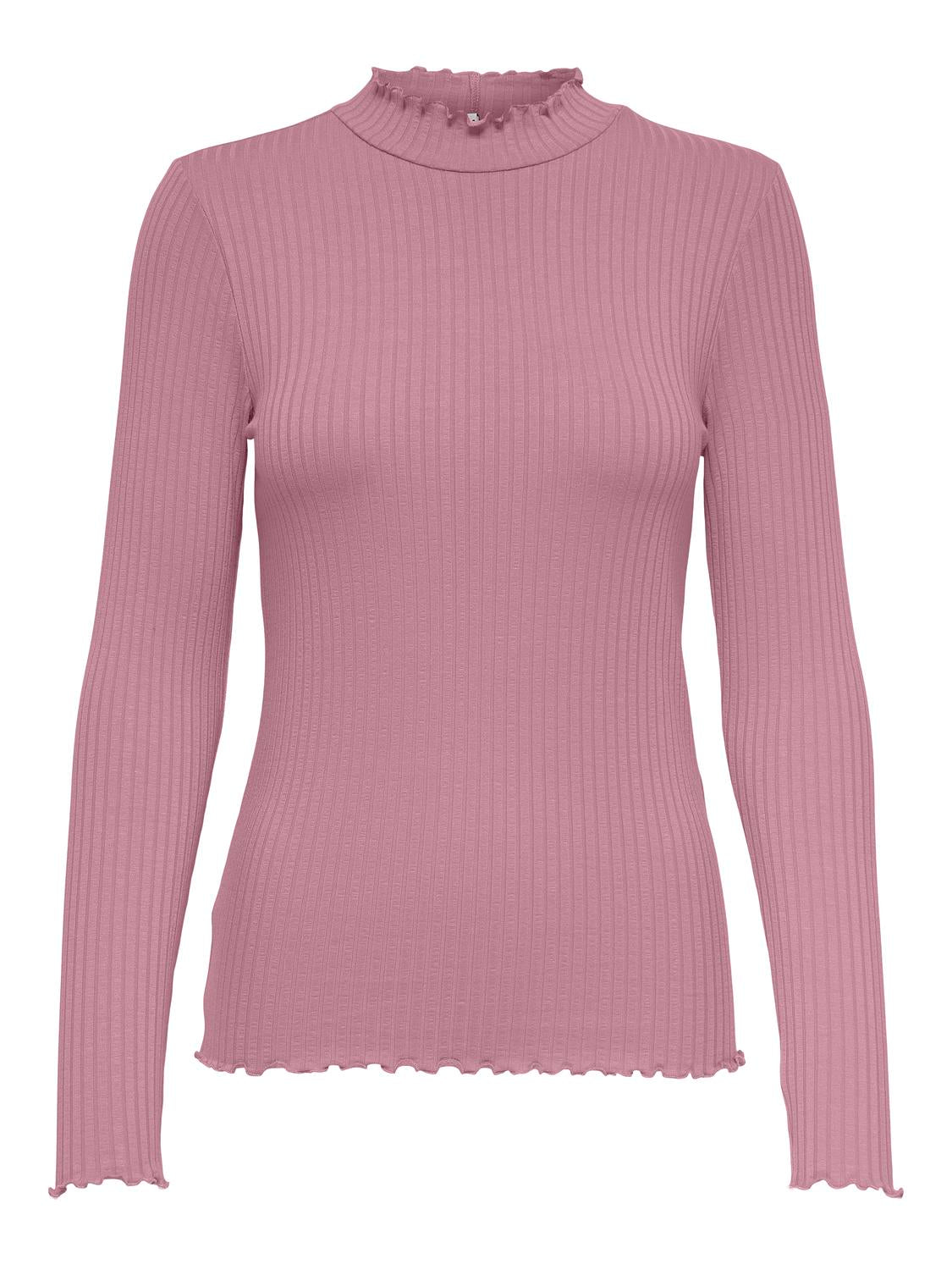 JDYFRANSISKA L/S HIGHNECK TOP JRS NOOS