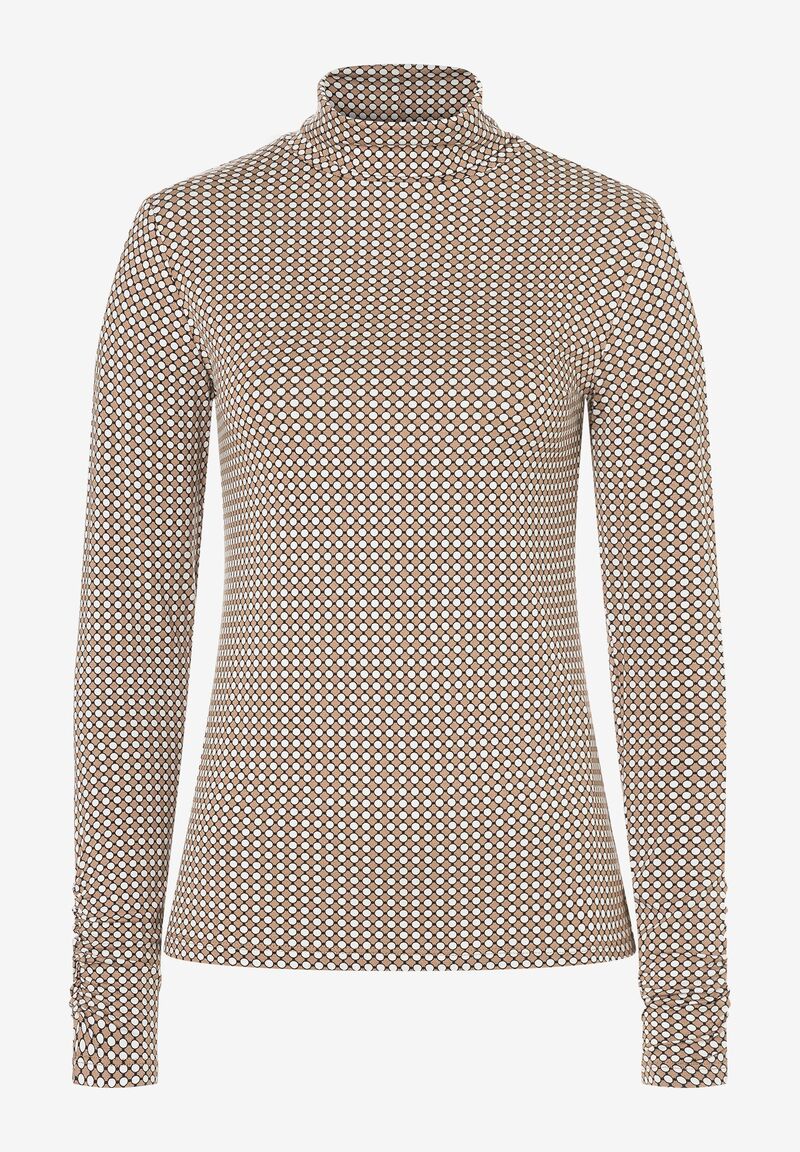 Rollkragenshirt  Minimal-Print  Herbst-Kollektion