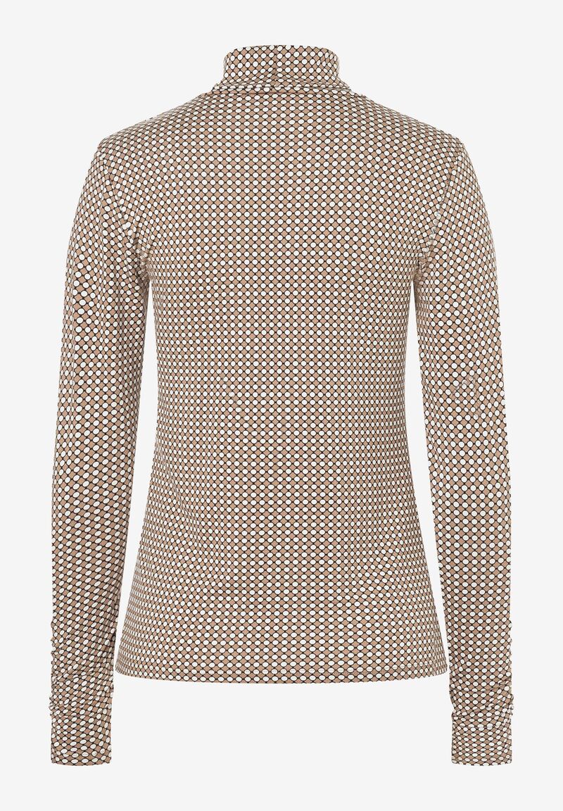 Rollkragenshirt  Minimal-Print  Herbst-Kollektion