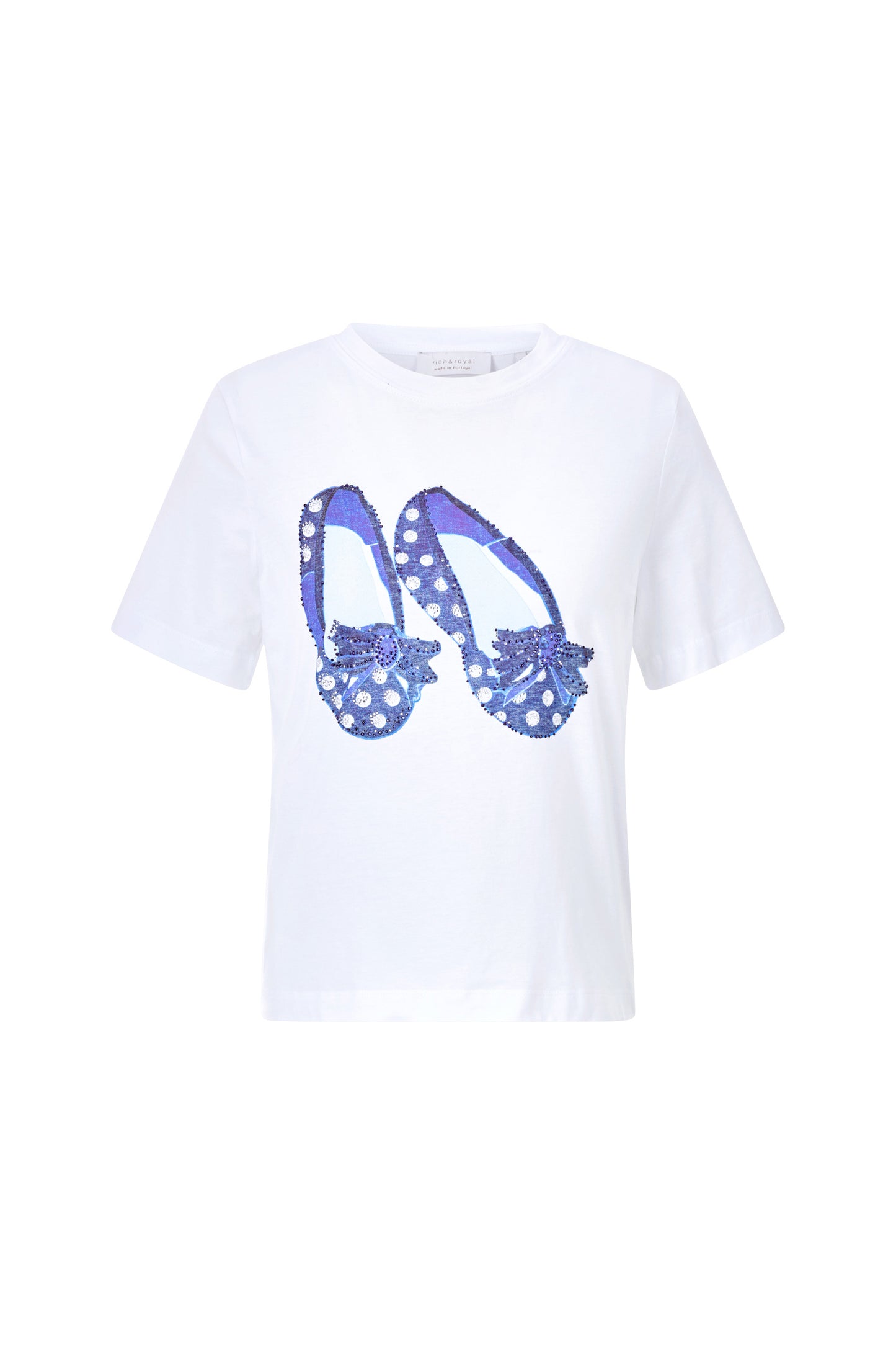 T-Shirt with ballerina plats print organic