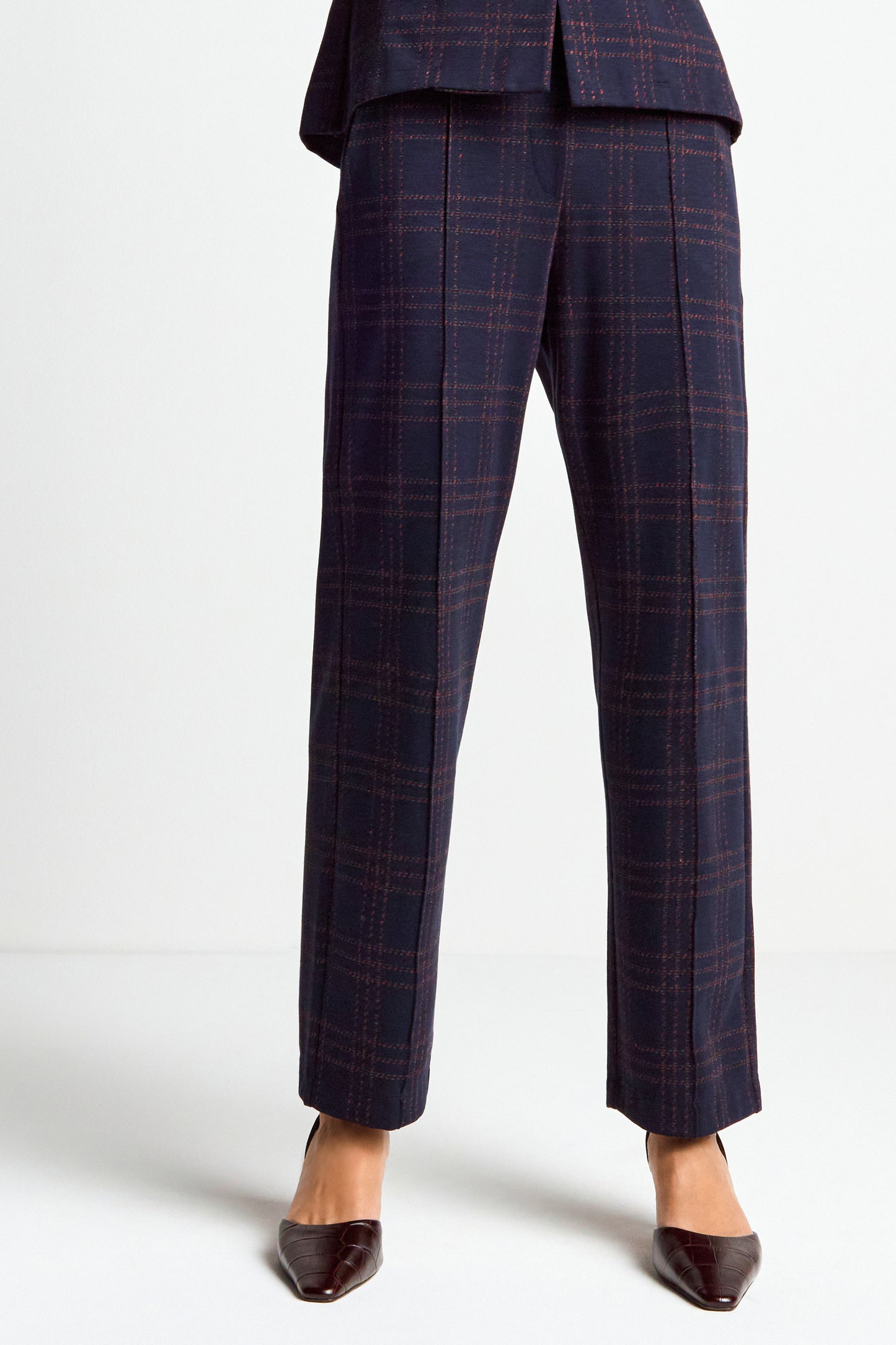 Jacquard suit pants