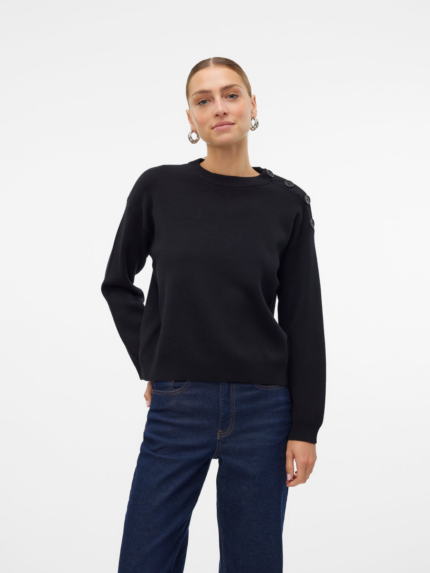 VMSABA LS O-NECK BUTTON PULLOVER GA NOOS