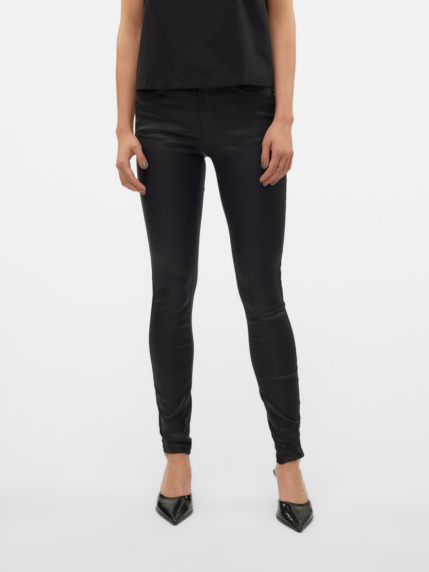 VMFLASH MR SKINNY COATED PANTS NOOS