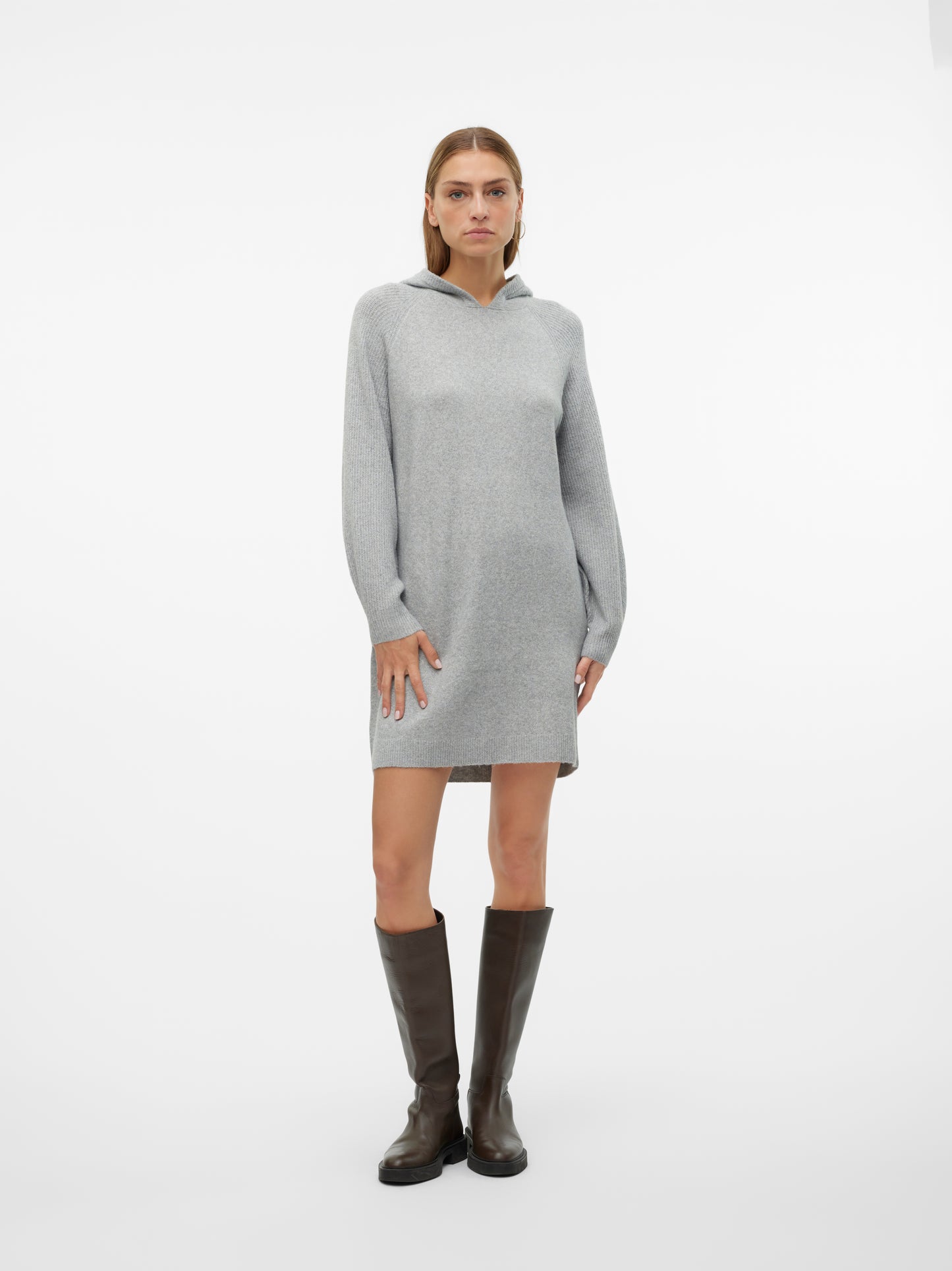 VMDOFFY HOODIE LS SHORT DRESS GA