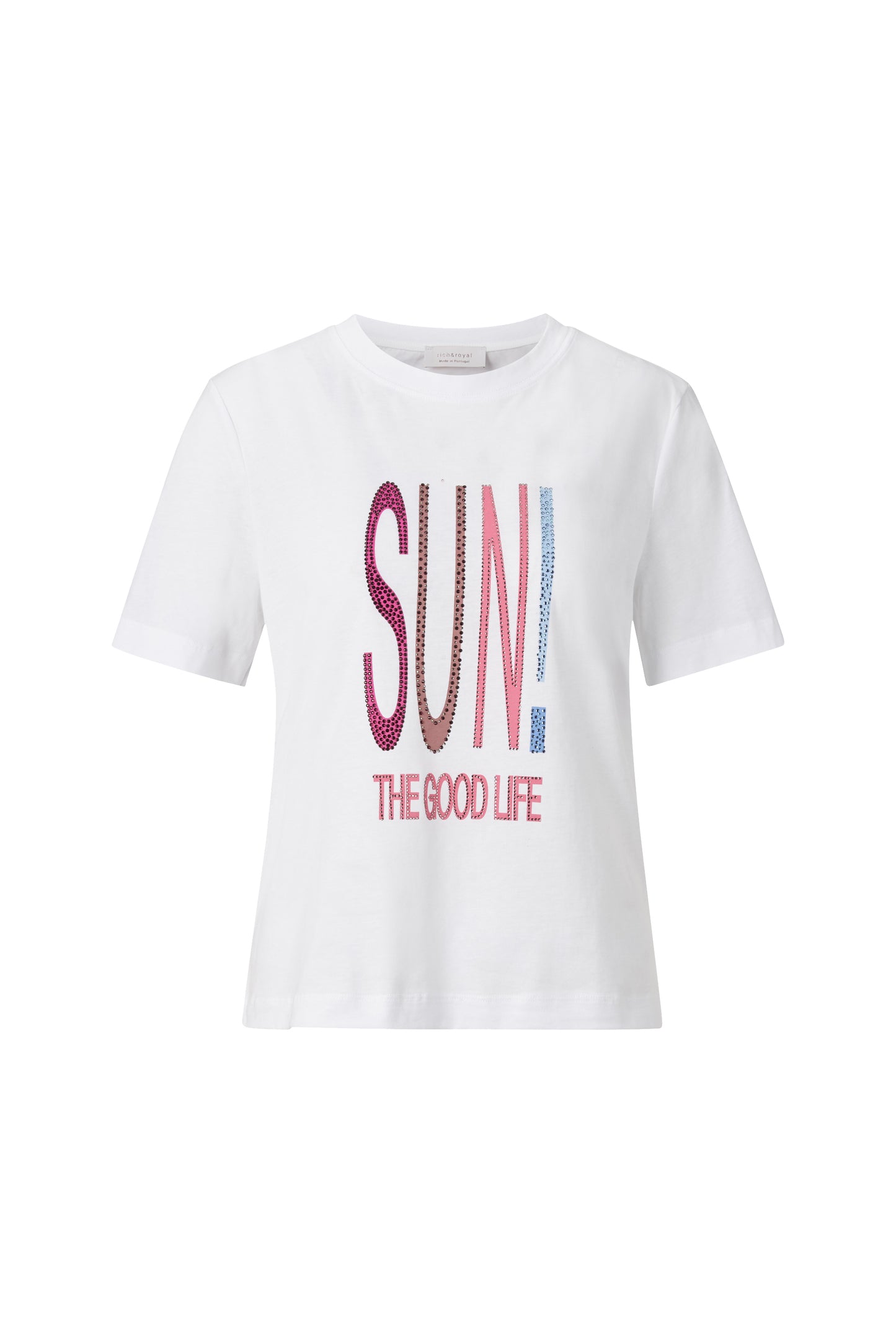 Elegant Fit T-Shirt SUN Print organic