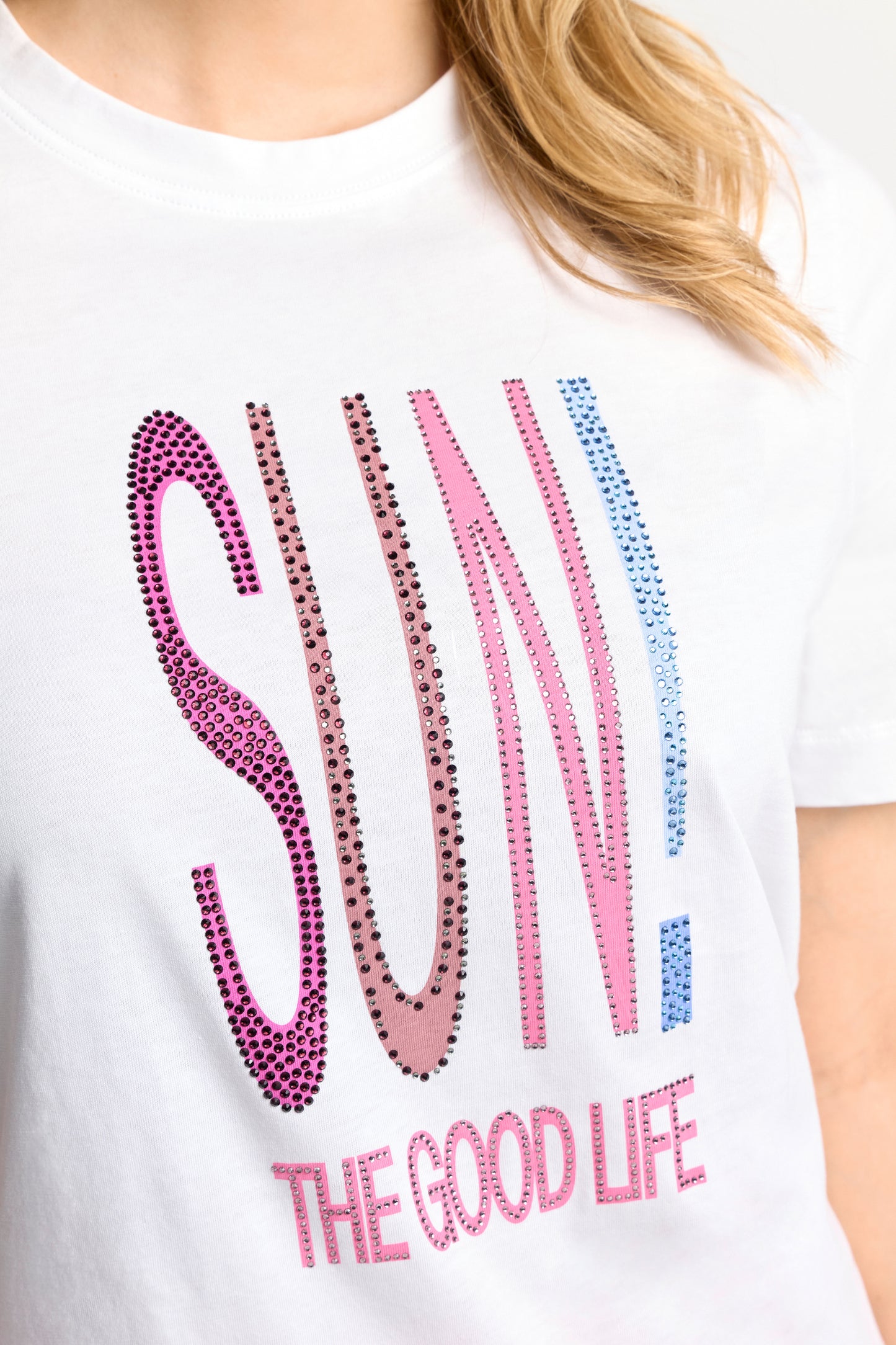 Elegant Fit T-Shirt SUN Print organic