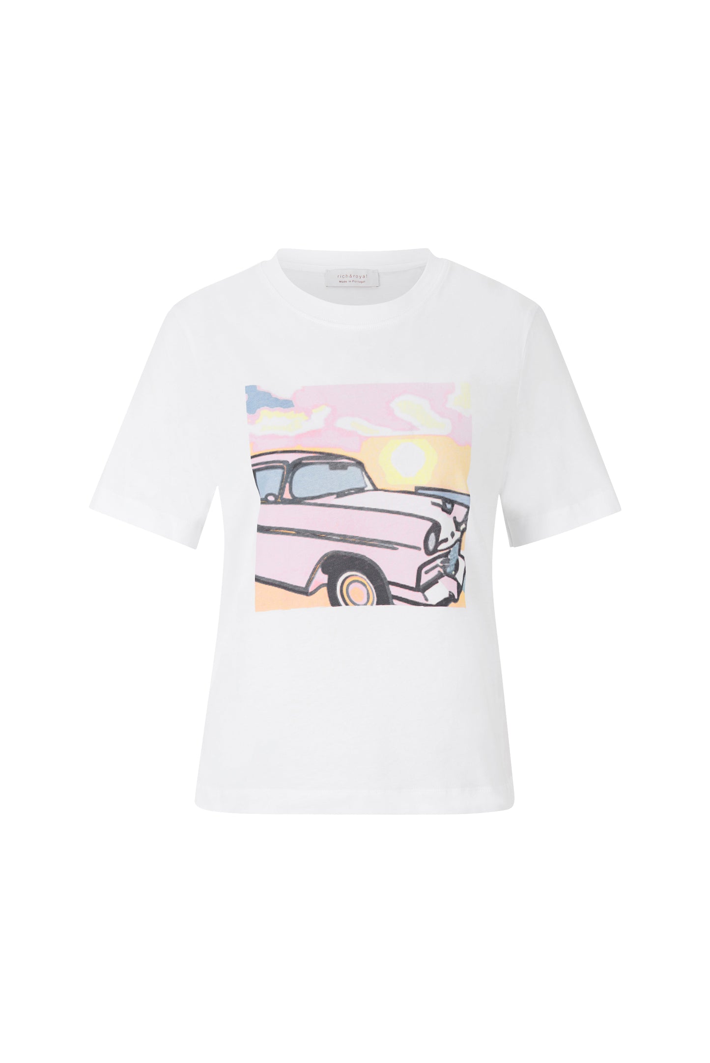 elegant fit T-Shirt barbie car print organic