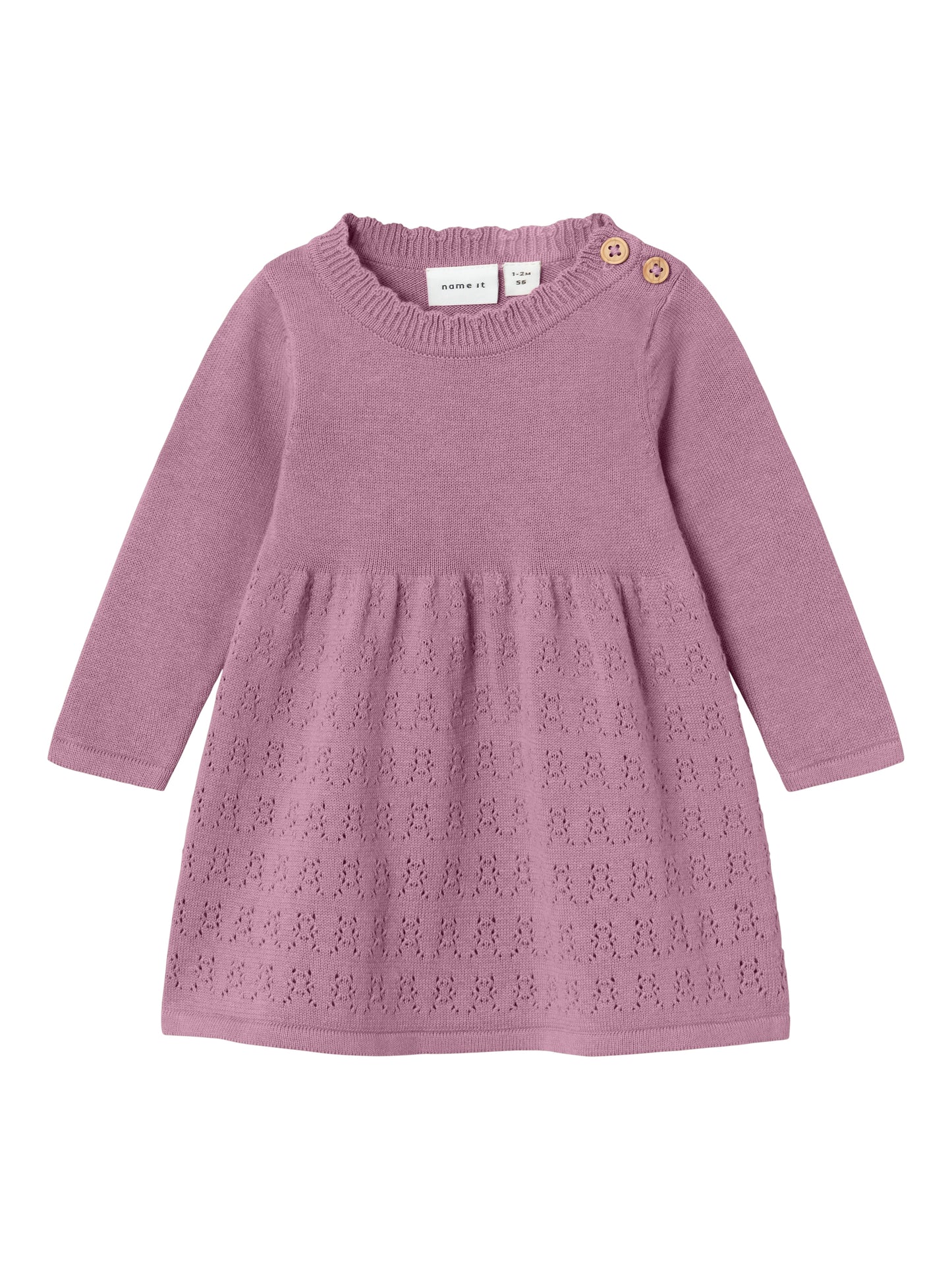 NBFOSILLA LS KNIT DRESS