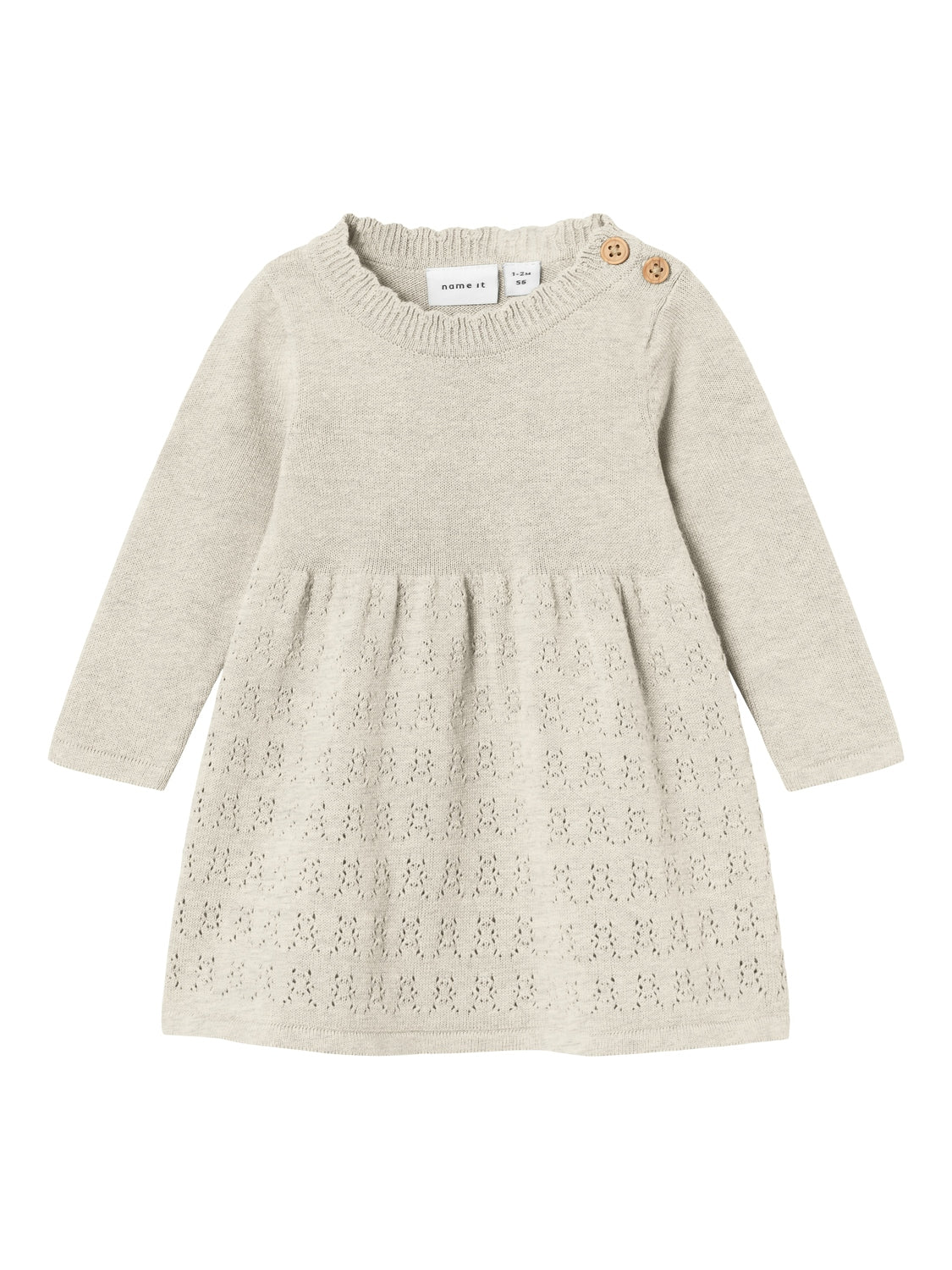 NBFOSILLA LS KNIT DRESS