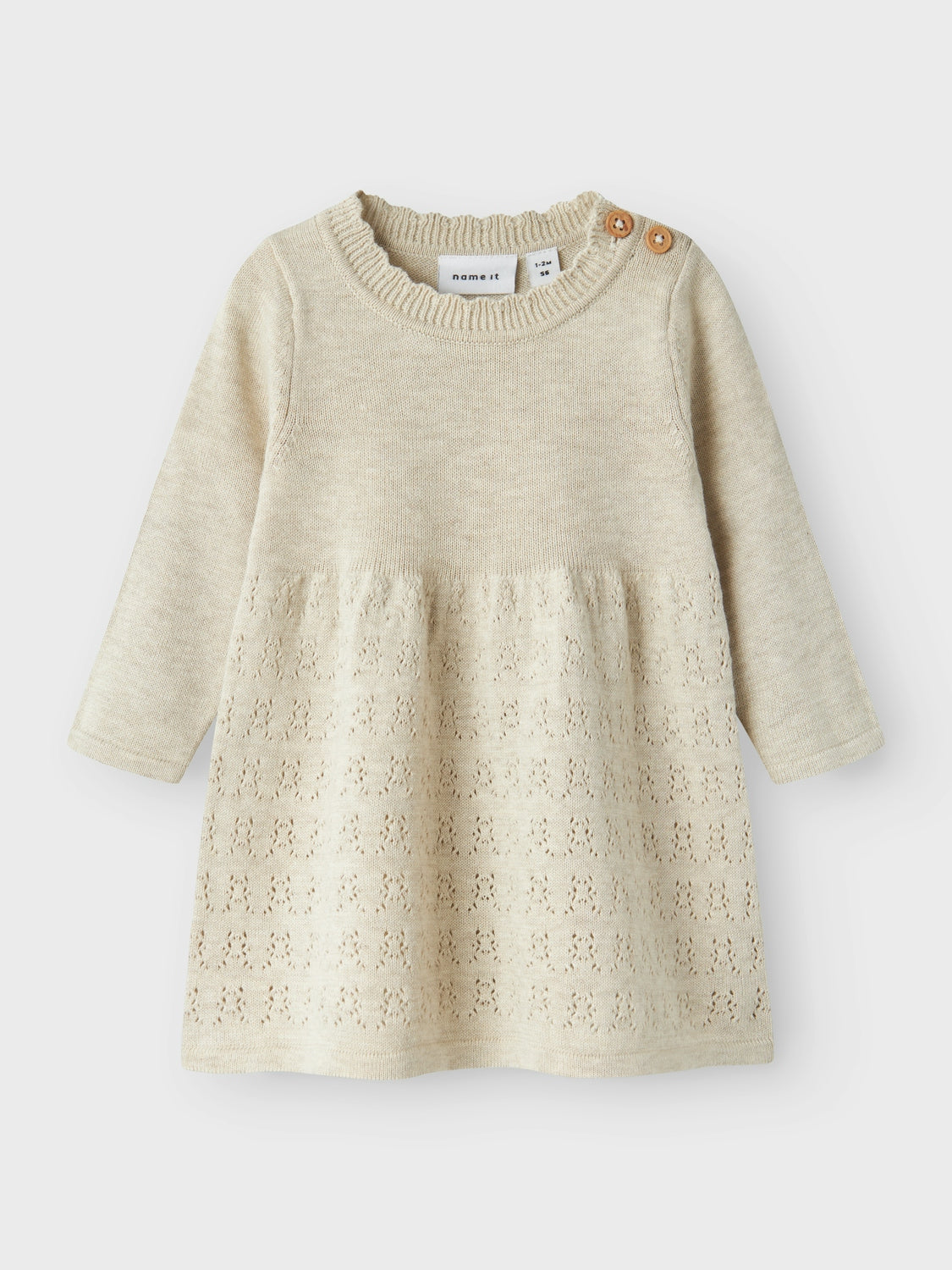 NBFOSILLA LS KNIT DRESS