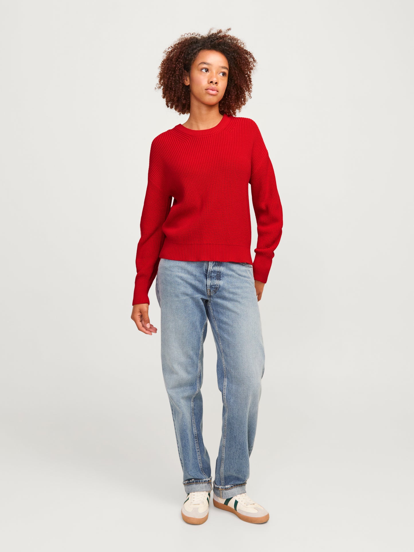 JXMILA TWIST CREW NECK KNIT NOOS