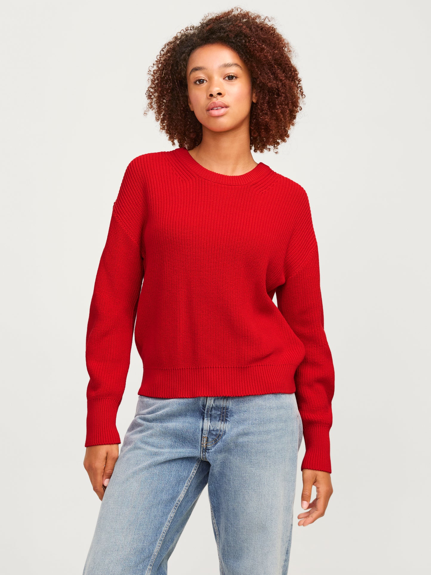 JXMILA TWIST CREW NECK KNIT NOOS