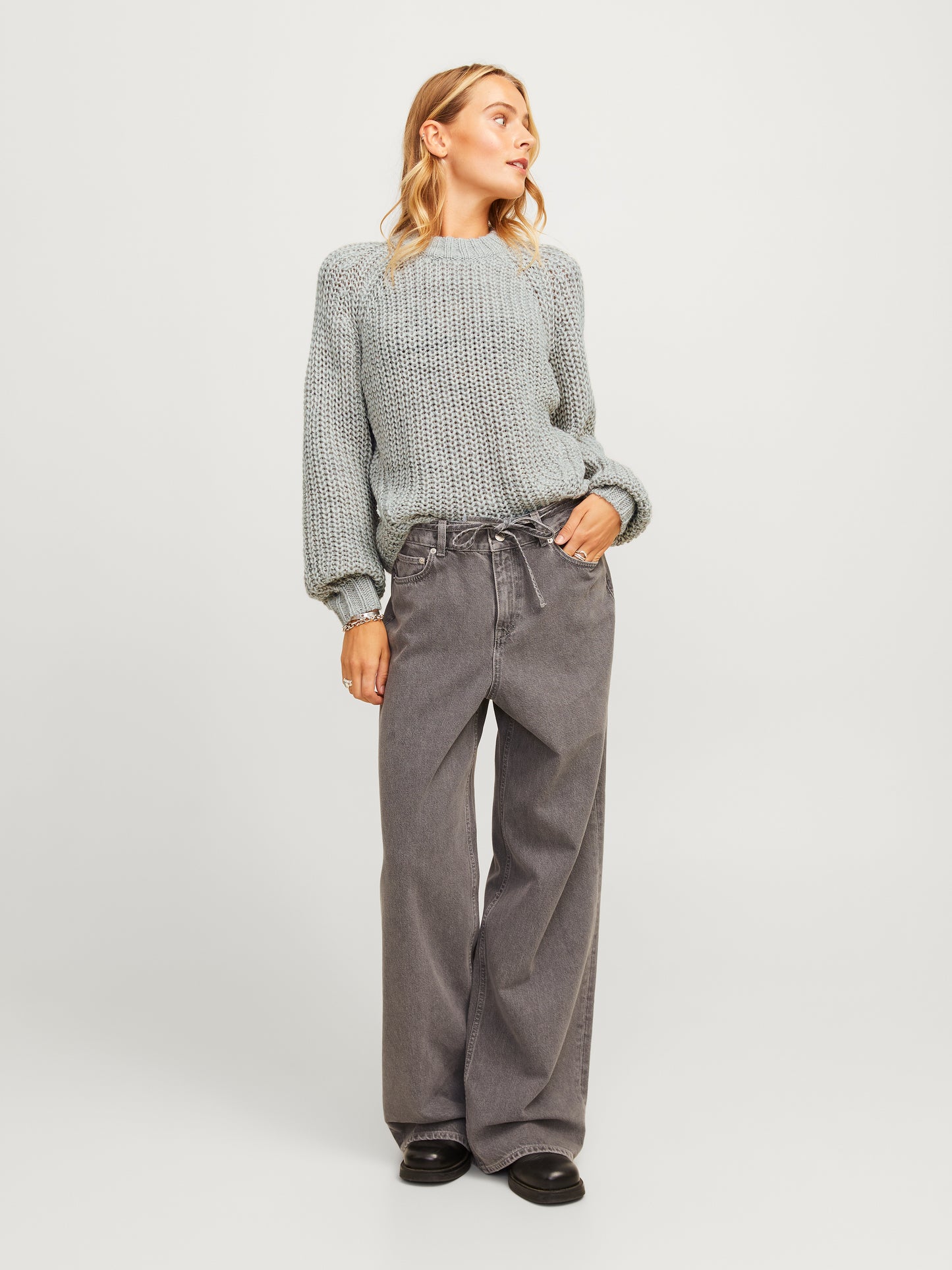 JXKELLY CHUNKY CREW NECK KNIT SN