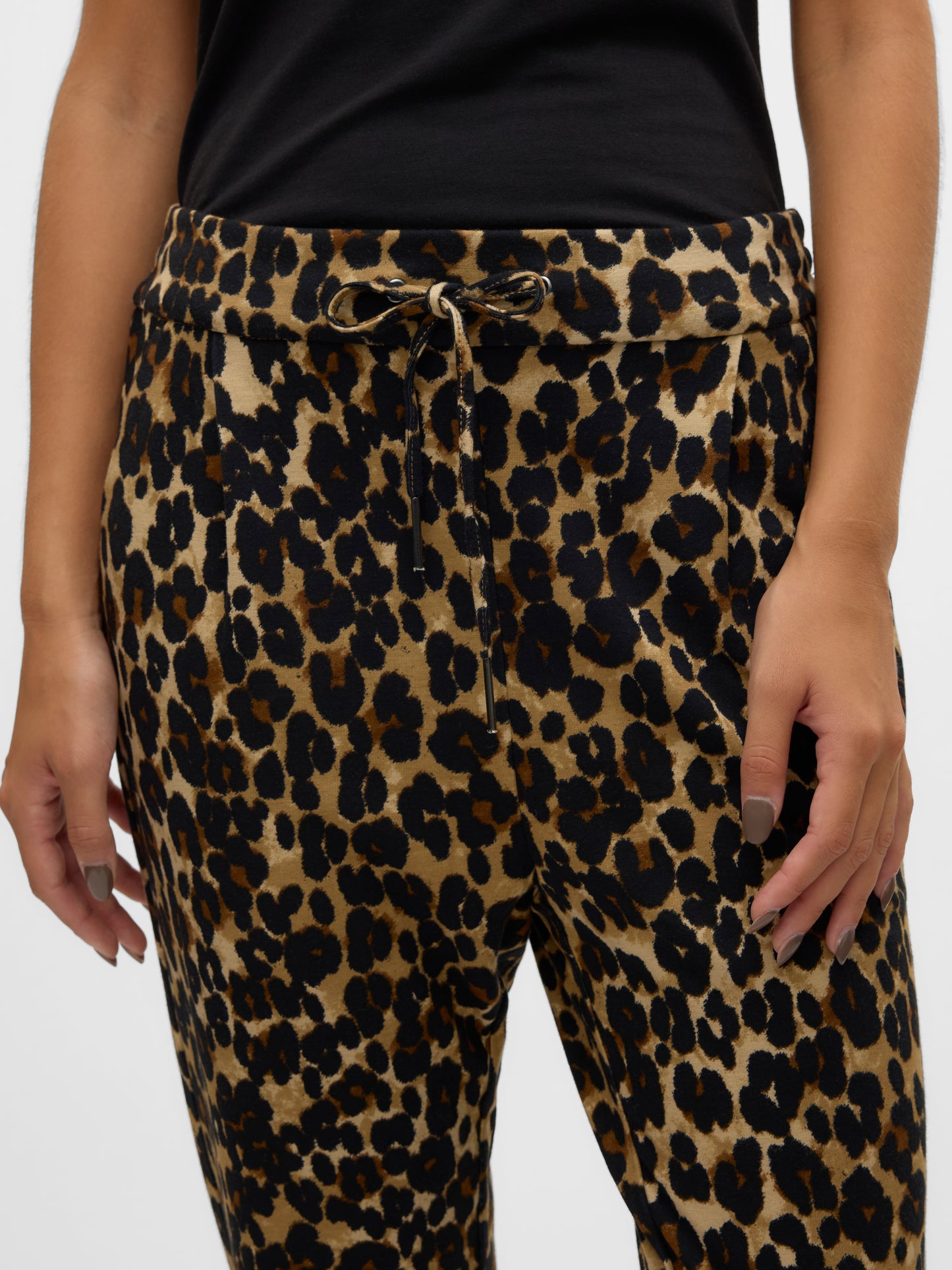 VMEVA MW LOOSE STRING PRINT PANT