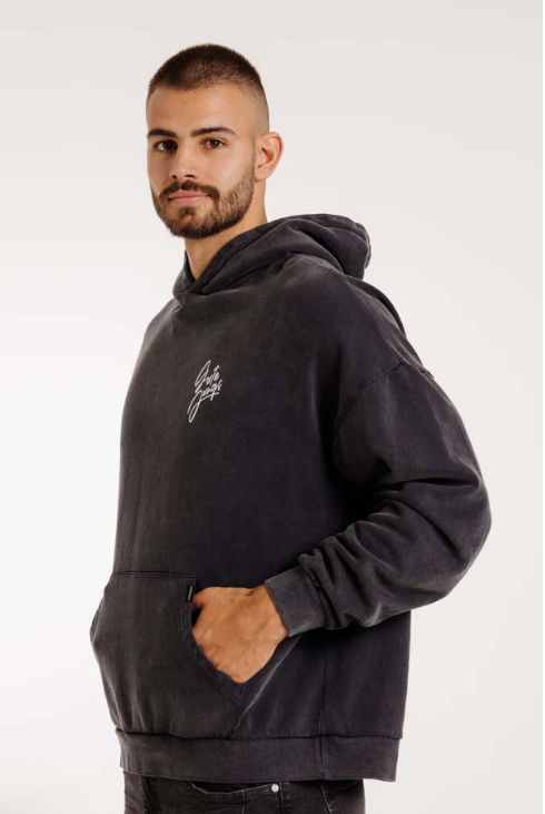 Hoodie Gute Jungs, black dyed