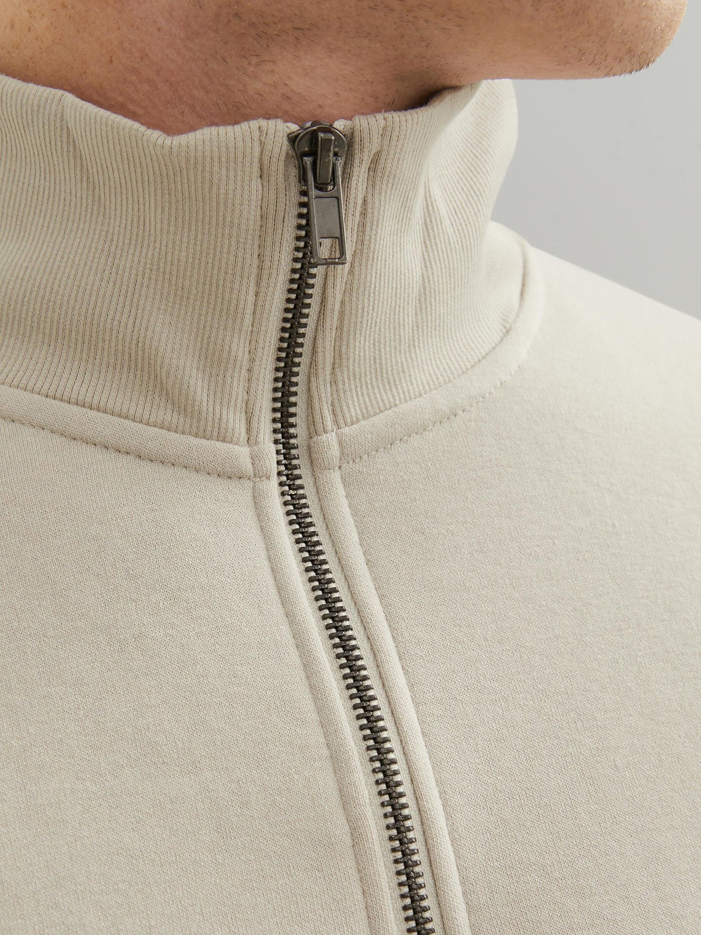 JJEBRADLEY SWEAT HALF ZIP NOOS